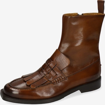 MELVIN & HAMILTON Booties 'Gianna 22' in Brown: front