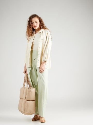 SOMETHINGNEW Loose fit Trousers 'BEYONCE' in Green