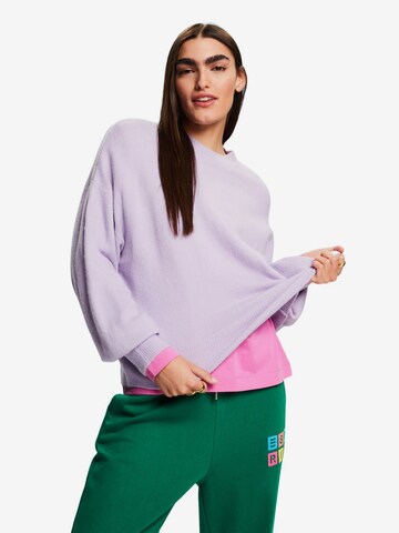 Sweat-shirt ESPRIT en violet