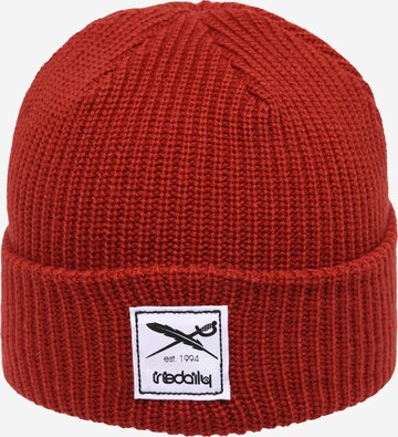 Iriedaily - Gorros 'Kreuzkoelln' em vermelho