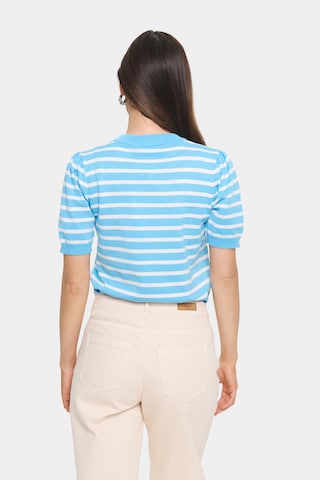 SAINT TROPEZ Pullover in Blau