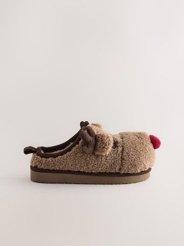 Next Slipper 'Novelty' in Brown