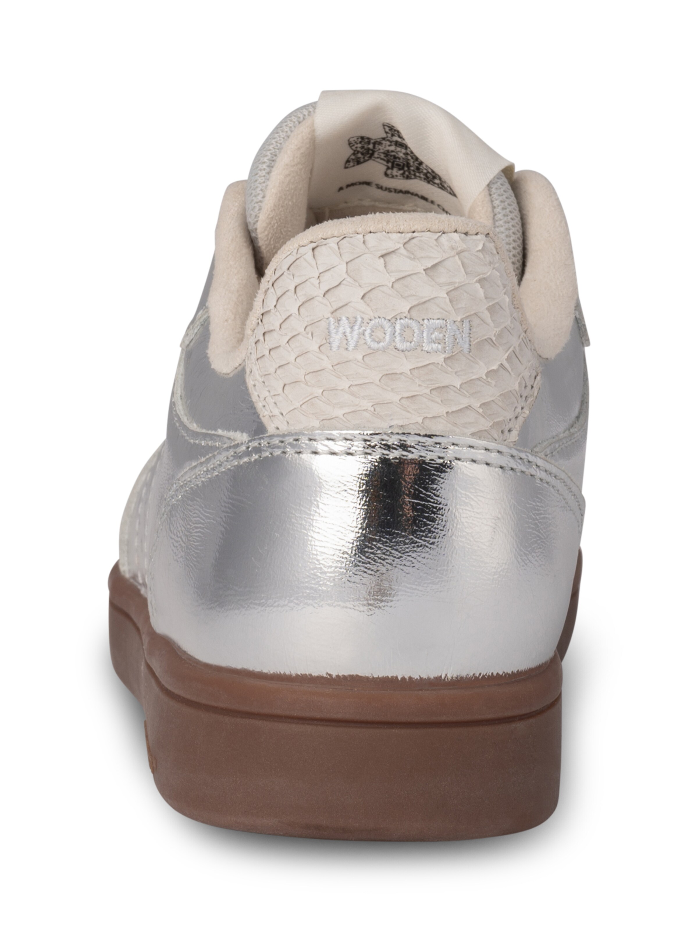 WODEN Sneakers laag 'Bjork' in Zilver