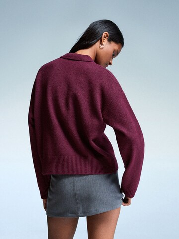 Bershka Pullover in Rot