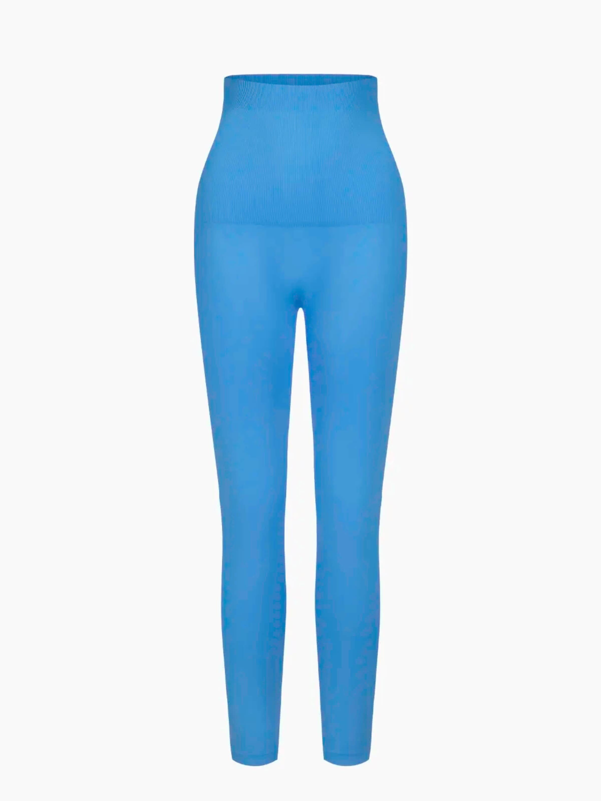 cfab (formerly creamy fabrics) Shapingbyxa 'Seamless Shaping Leggings' i blå: framsida