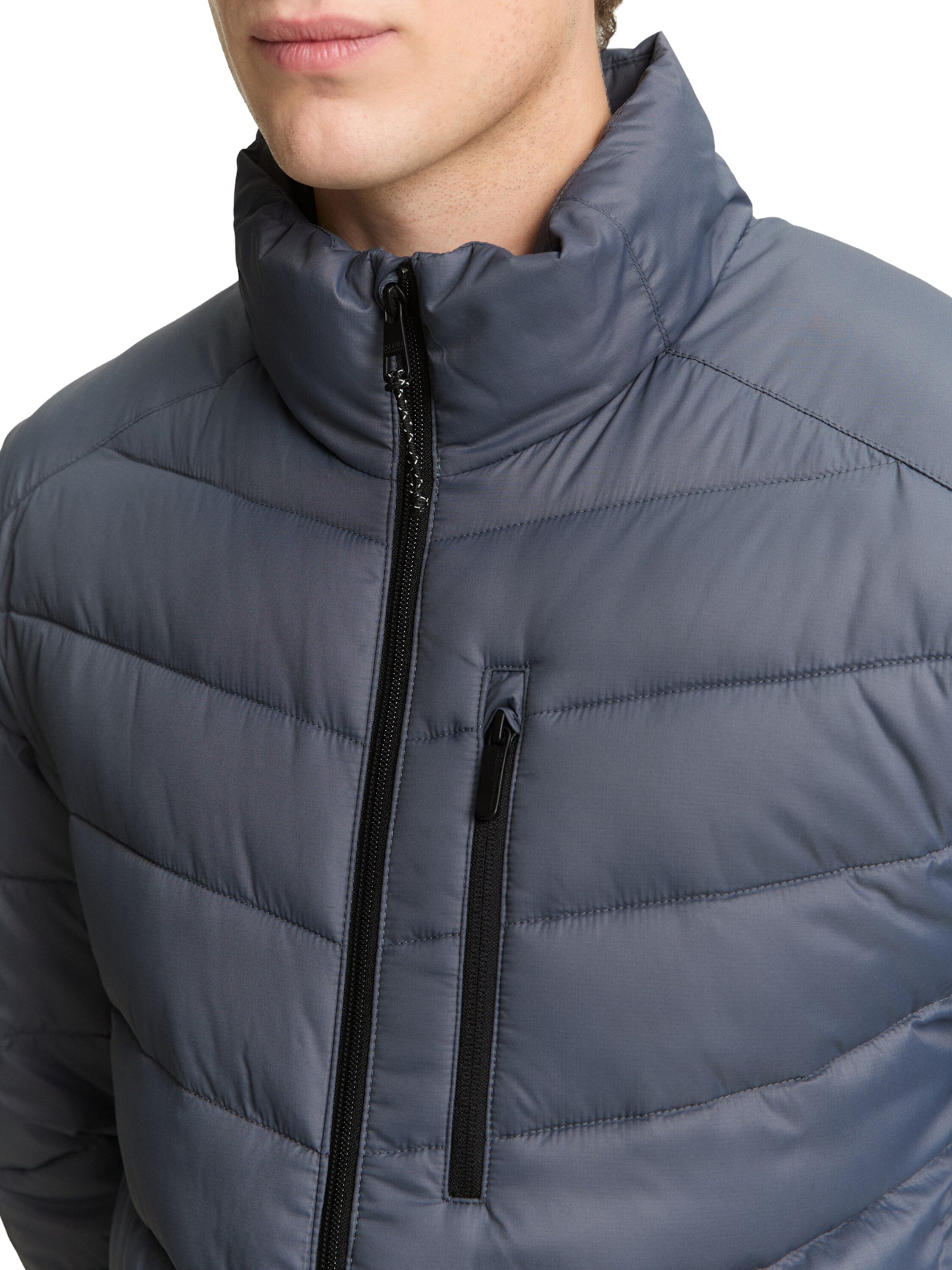 TOM TAILOR DENIM Jacke in Grau