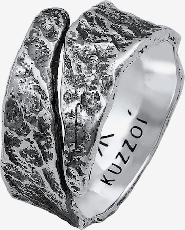 KUZZOI Ring in Zilver: voorkant