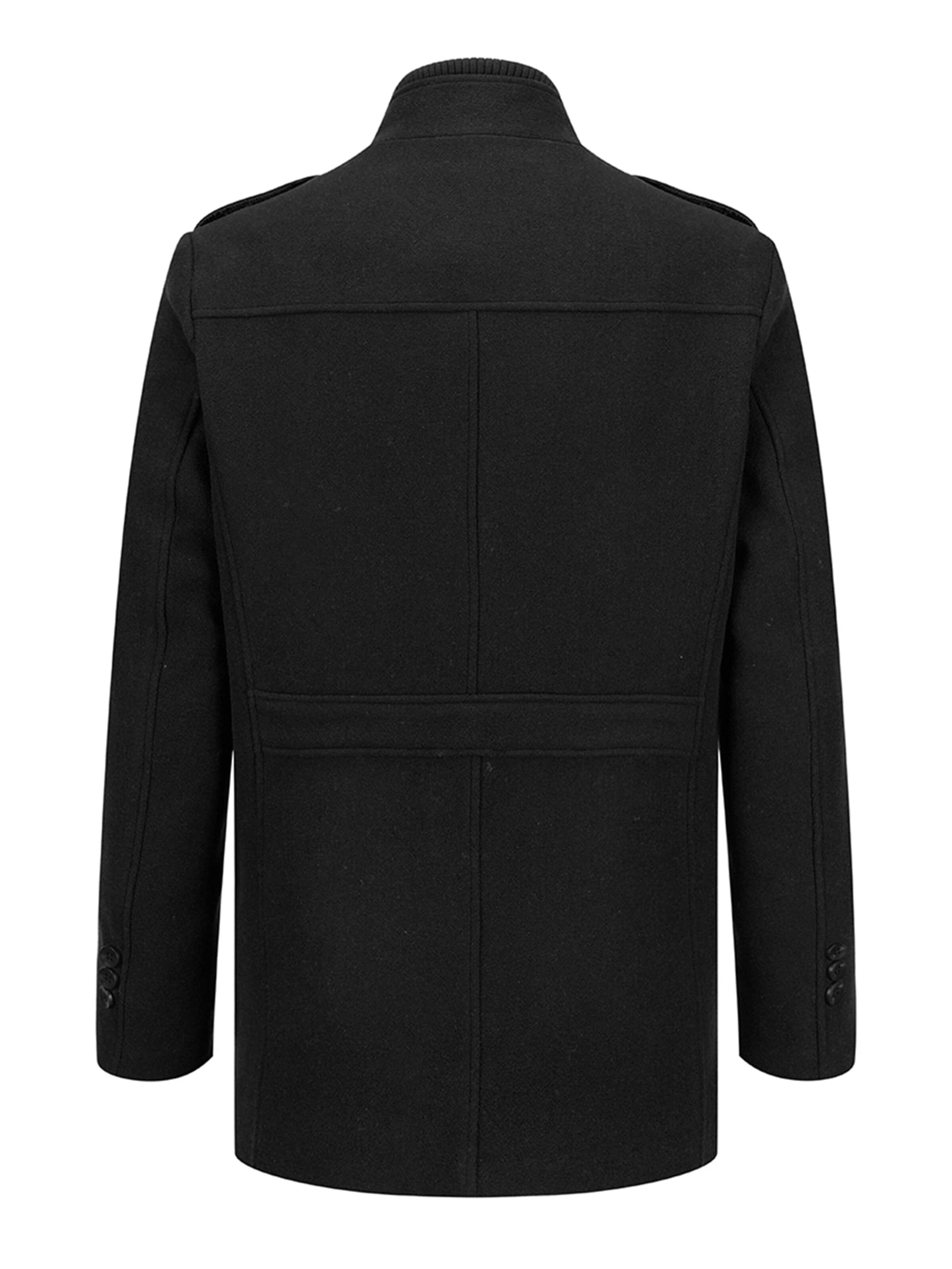 YOUTHUP Winter Coat in Black