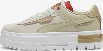 Baskets basses 'Mayze Crashed No Filter' PUMA en blanc : devant