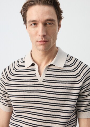 MANGO MAN Pullover 'Ignasi' in Beige