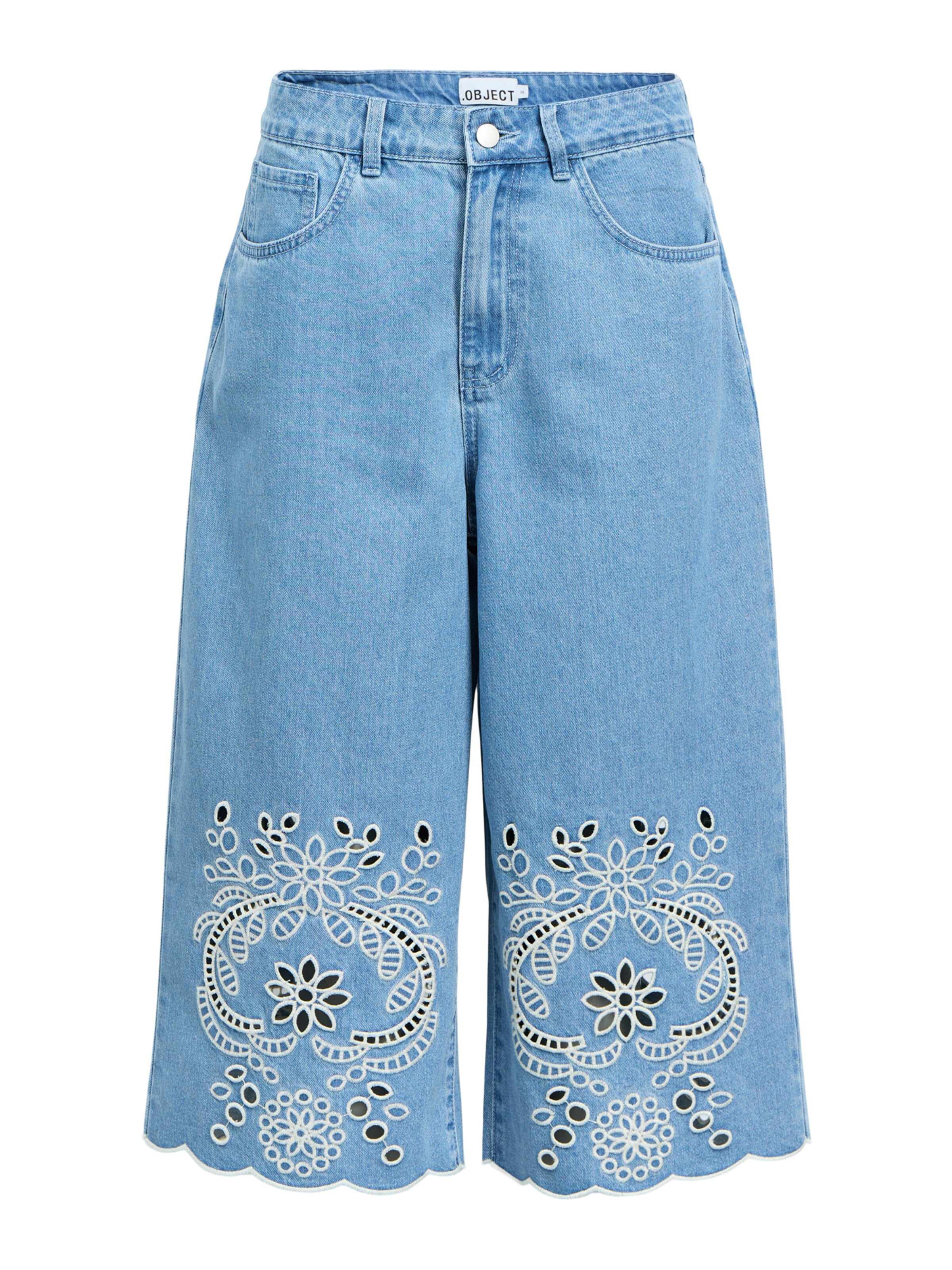 OBJECT Jeans 'OBJIDDA' in blue denim / weiß, Produktansicht