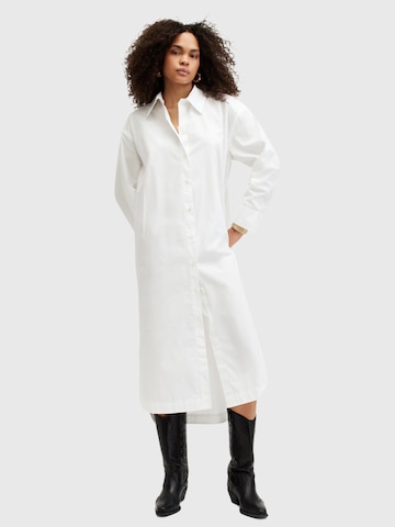 AllSaints Kleid 'IMOGEN' (GOTS) in Weiß: Vorderseite