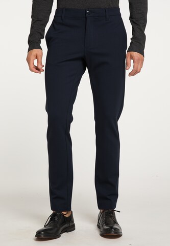 DreiMaster Klassik Slimfit Chino in Blauw: voorkant