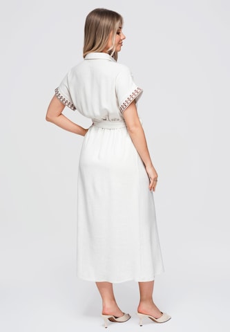Robe Ombre en blanc