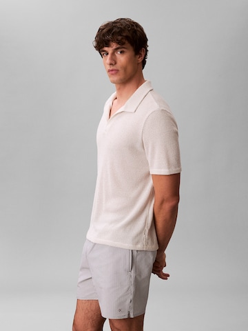 Shorts de bain 'Seersucker' Calvin Klein Swimwear en gris