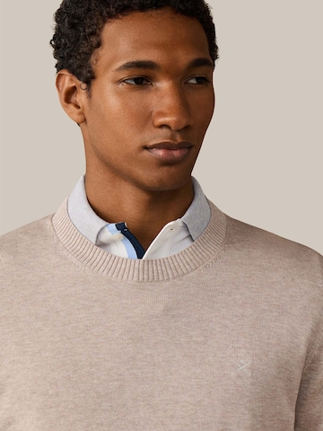 Hackett London Sweater 'Ess' in Beige
