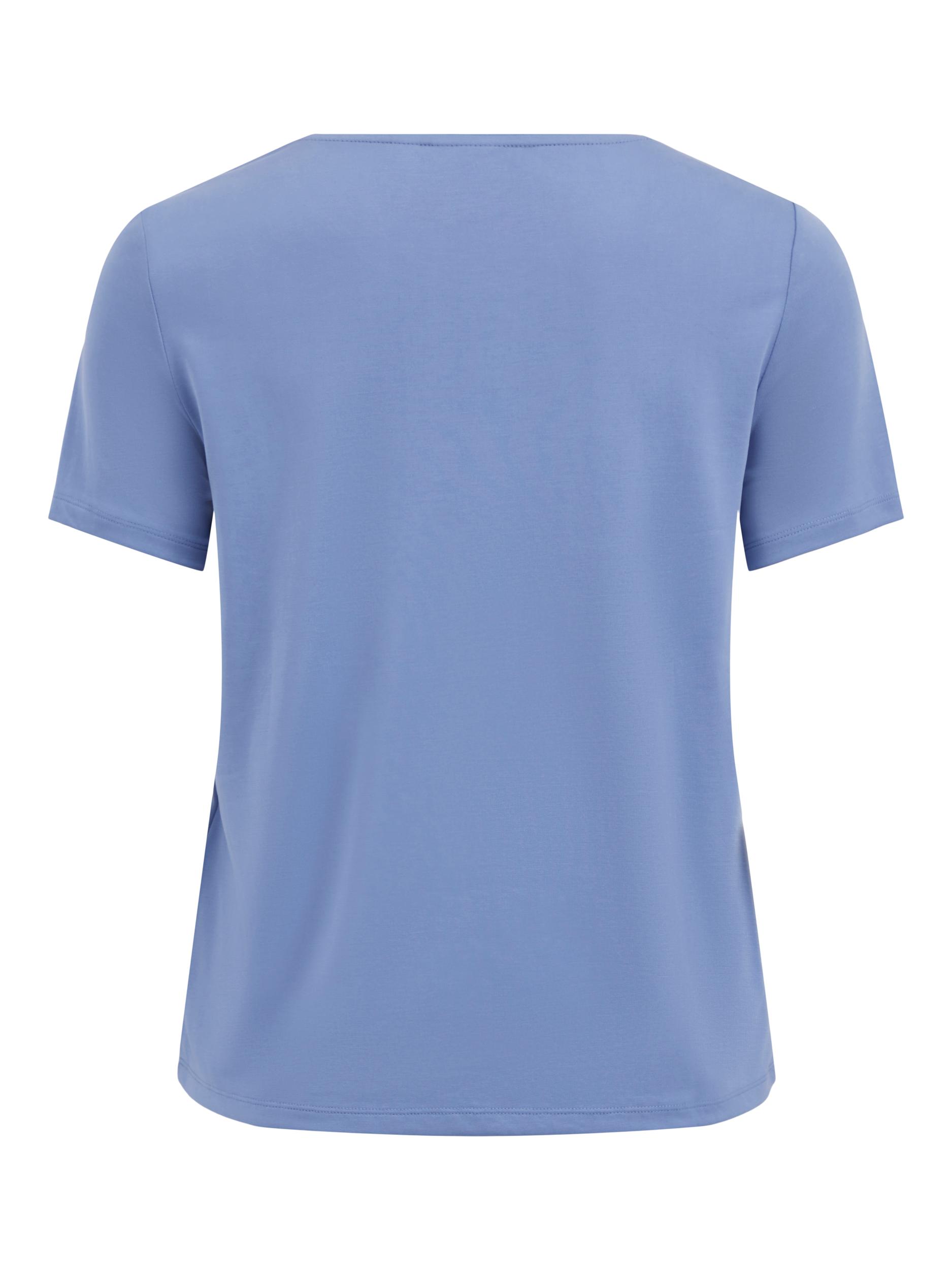 VILA T-Shirt in Blau 