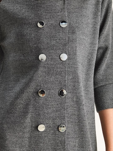 Abito in maglia di Bianco Lucci in grigio