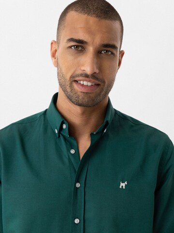 Williot - Ajuste regular Camisa 'Fernando' en verde