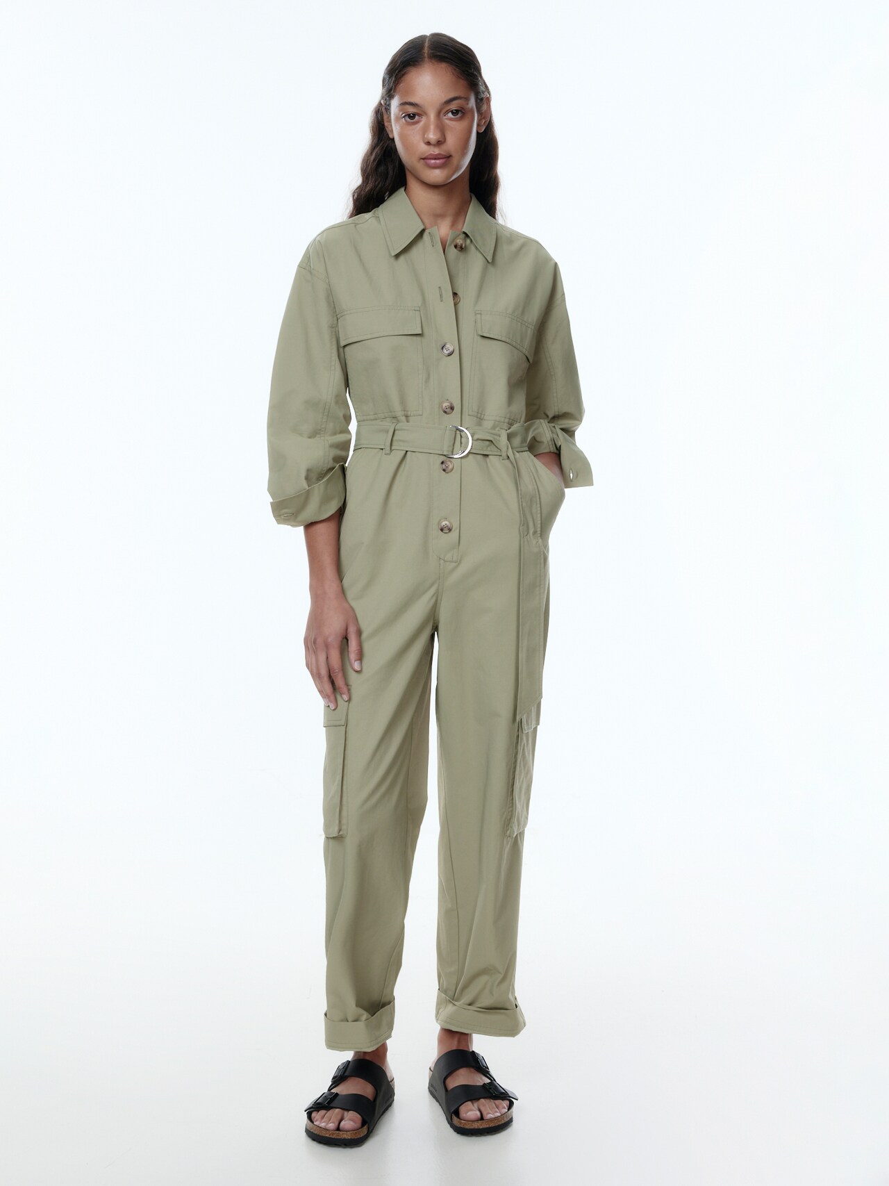 EDITED Jumpsuit 'Loreen' Beige