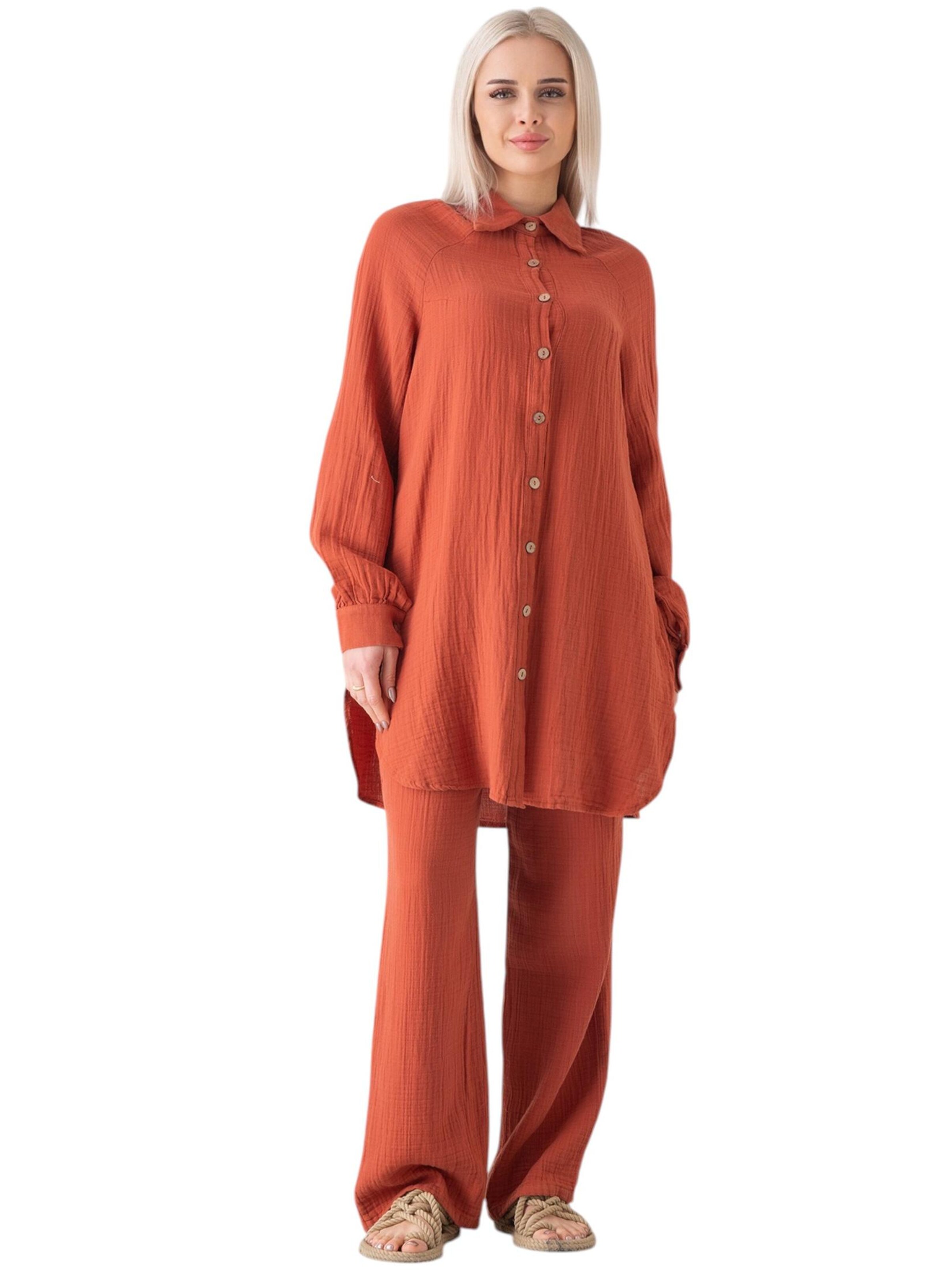 WENOR Blouse 'Noura Modest' in Red