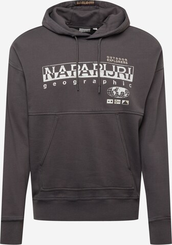 Sweat-shirt 'BEB' NAPAPIJRI en gris : devant