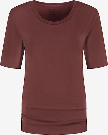 Urban Goddess Yoga & Activewear Sporttop 'Kami Yoga Tee' in Braun: Vorderseite