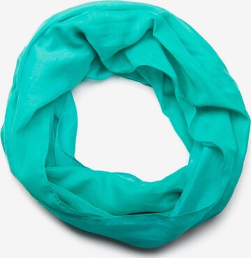 styleBREAKER Loop scarf 'Seidiger unifarbener Loop' in Blue: front