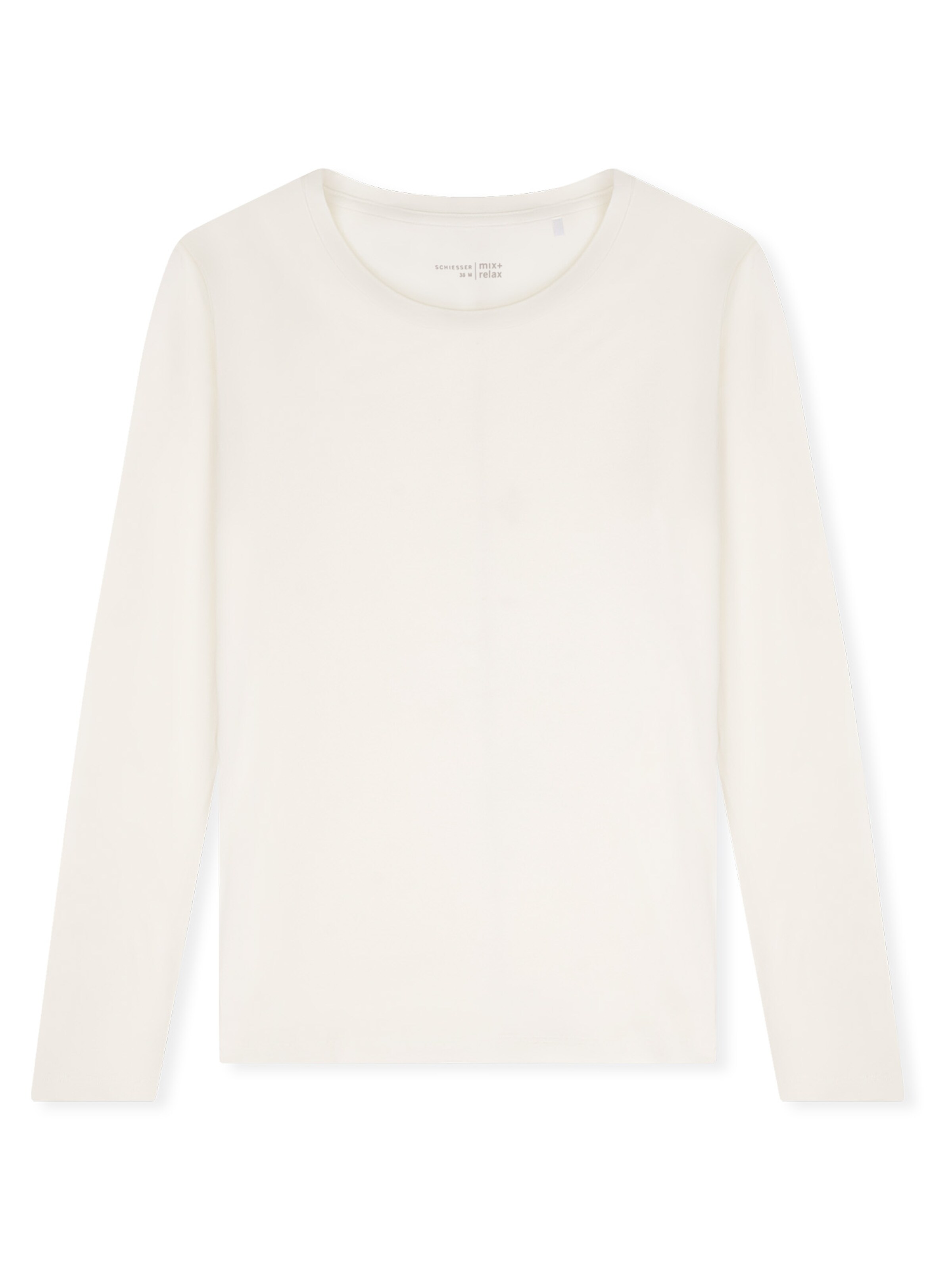 SCHIESSER Pajama Shirt 'Mix & Relax' in White: front