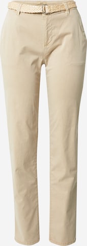ESPRIT - regular Pantalón en beige: frente