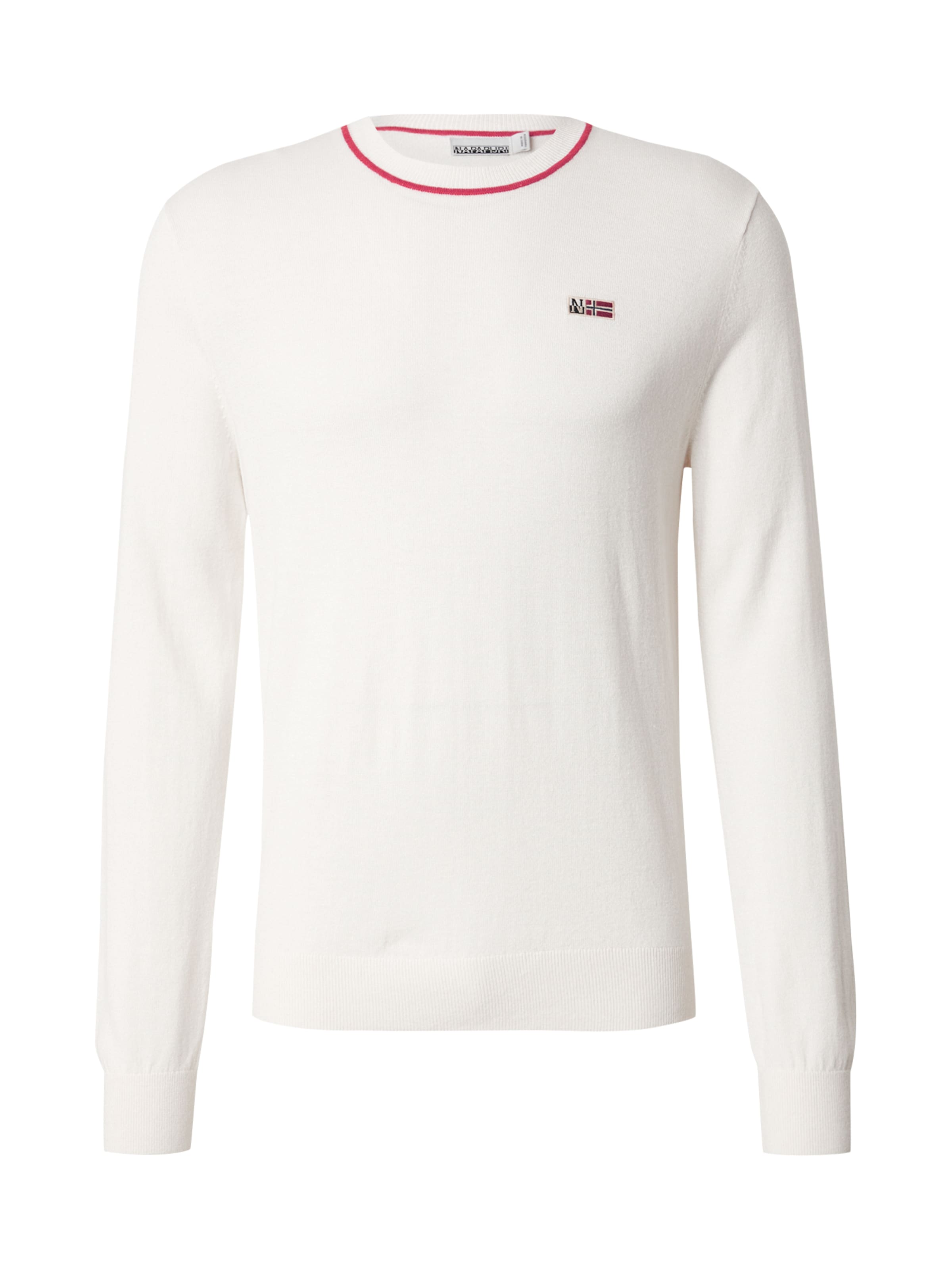 balta NAPAPIJRI Megztinis 'DONORI C 4': priekis