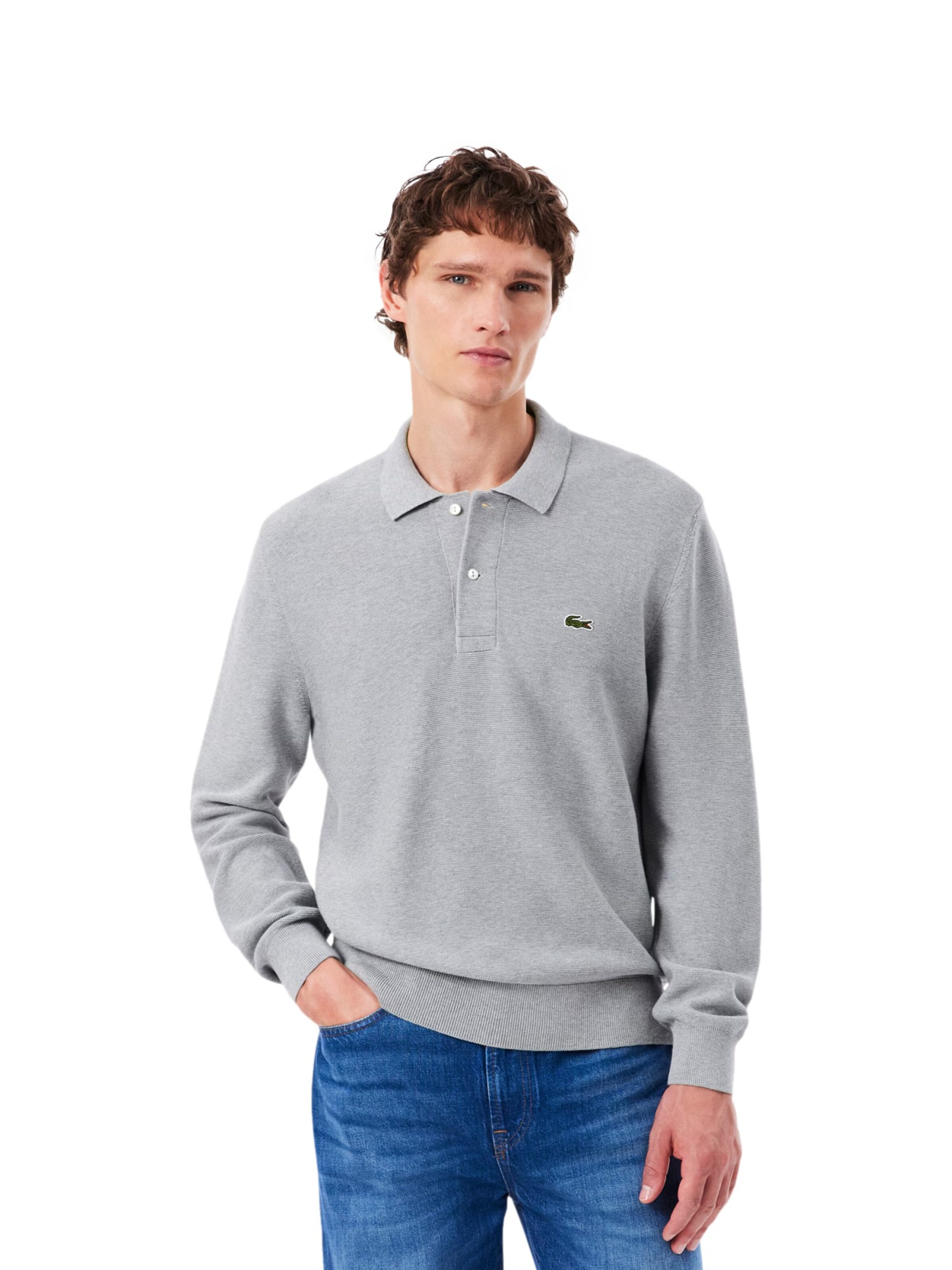 Pullover di LACOSTE in grigio: frontale