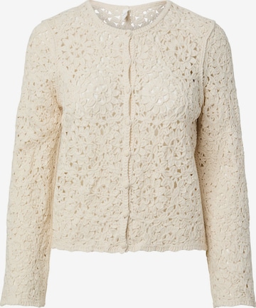 YAS Cardigan i hvid: forside