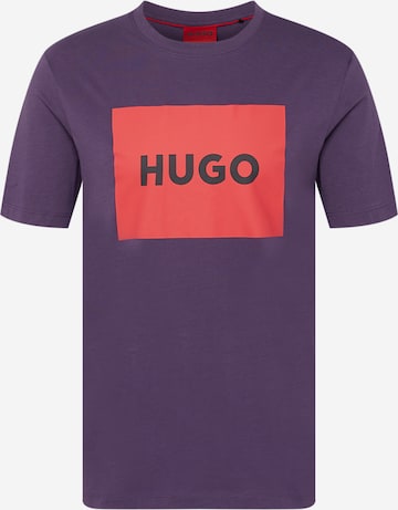 HUGO Tričko 'Dulive222' – fialová: přední strana