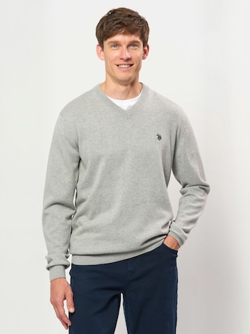 U.S. POLO ASSN. Pulóver ' UMCosmo ' - szürke: elől
