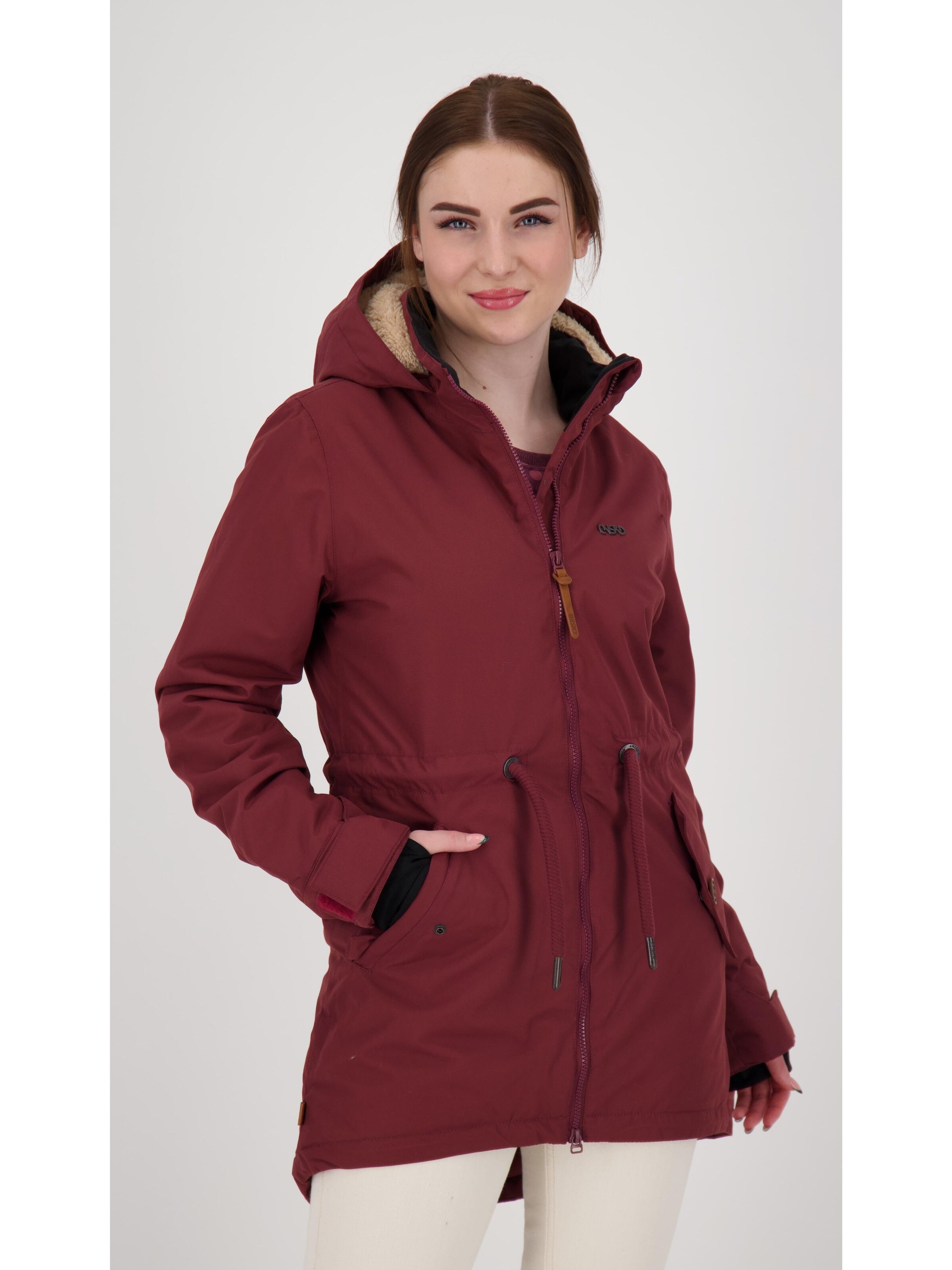 CNSRD Between-season jacket 'Charlotte GRAPE' in Red
