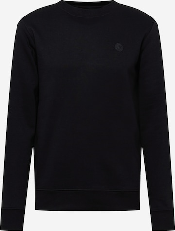 KronstadtSweater majica 'Lars' - crna boja: prednji dio