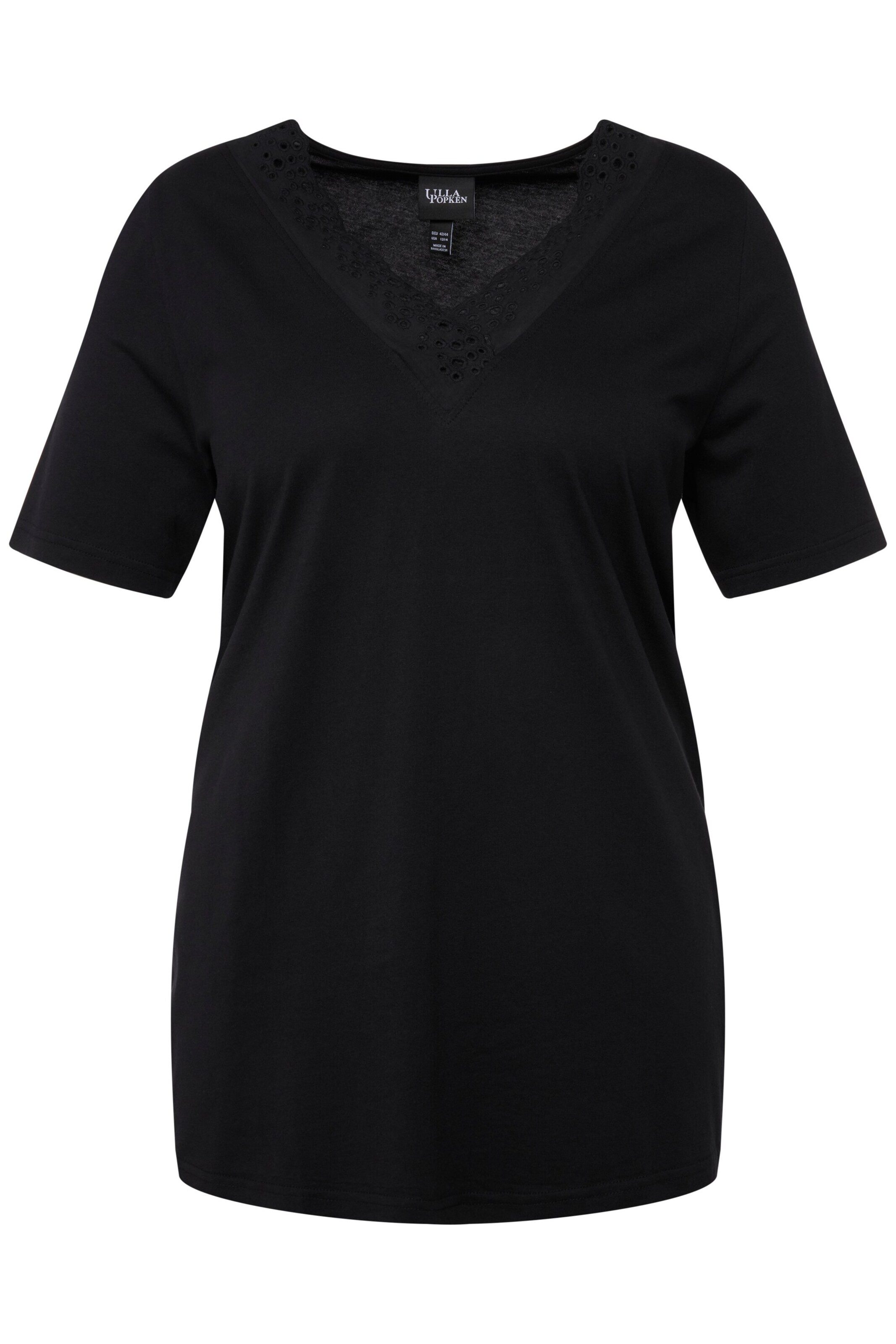 Ulla Popken Pyjama in Schwarz