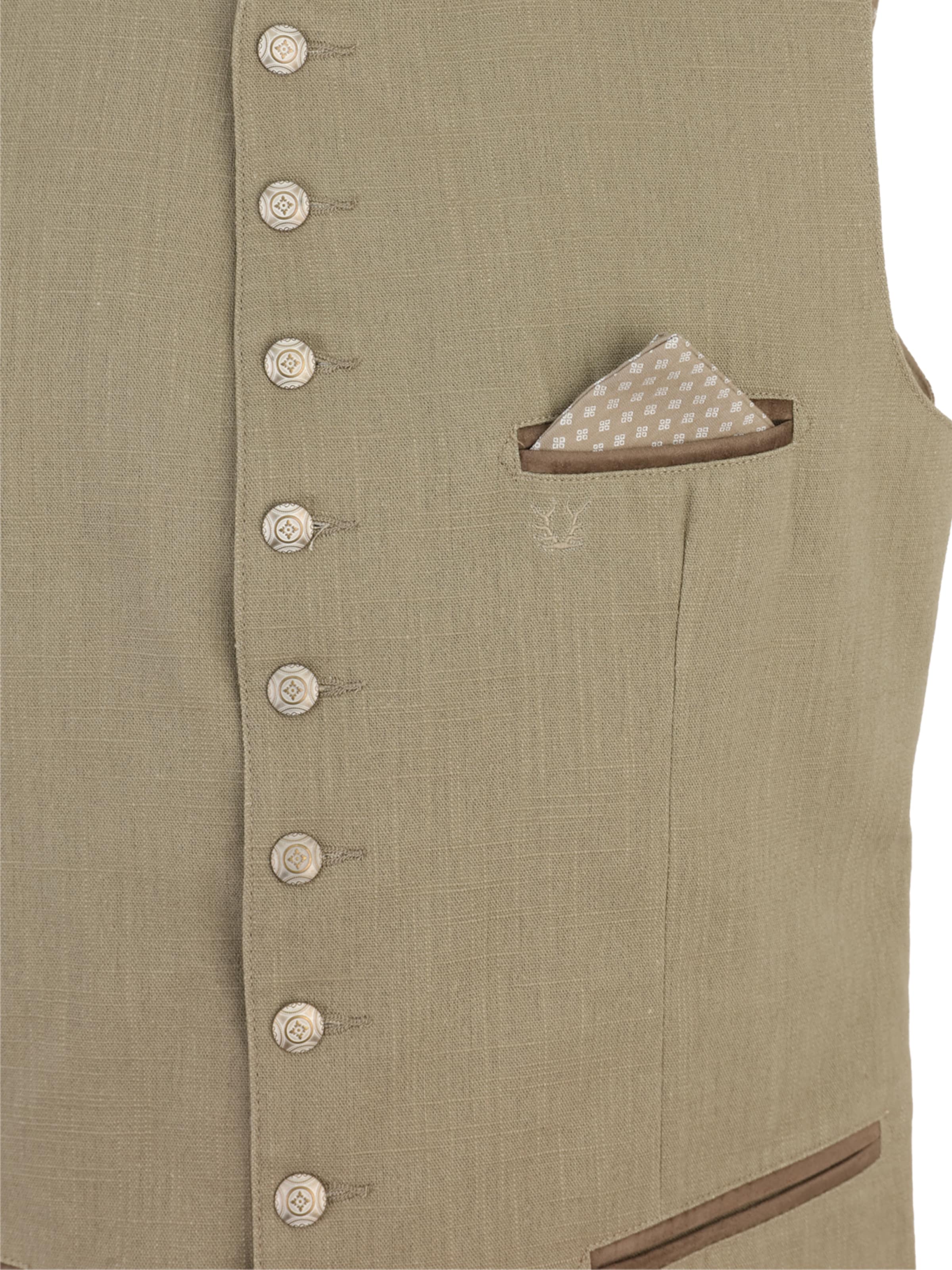 zaļš Krüger Buam Tradicionālā veste
