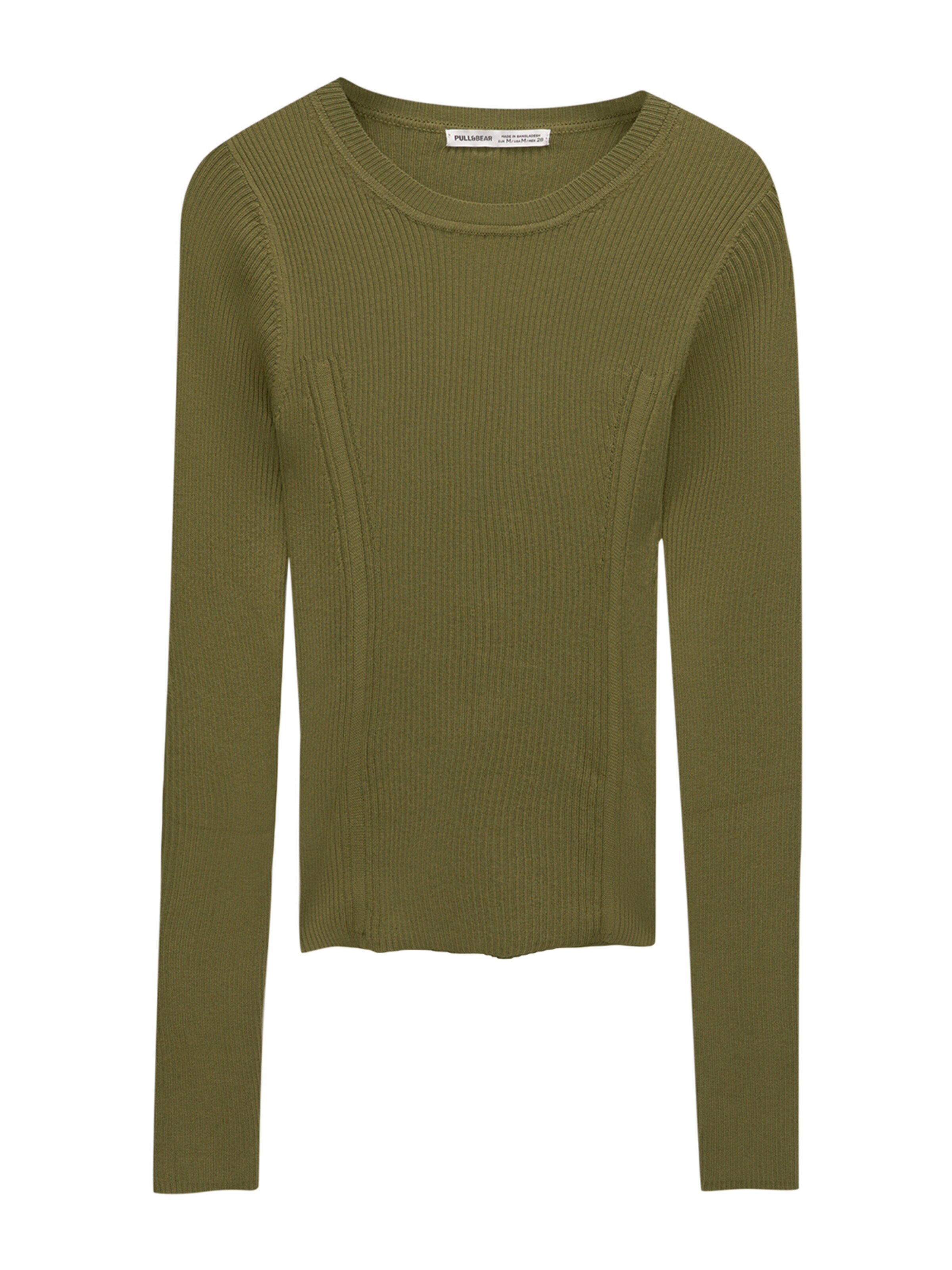 Pull&Bear Sweater in Green: front