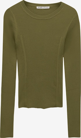 Pull&Bear Tröja i grön: framsida