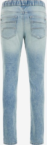 WE Fashion Slimfit Jeans in Blauw