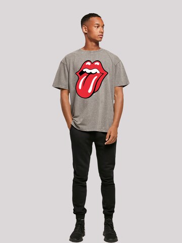 F4NT4STIC T-Shirt \'The Rolling Stones YOU Classic Tongue\' ABOUT | in Dunkelgrau