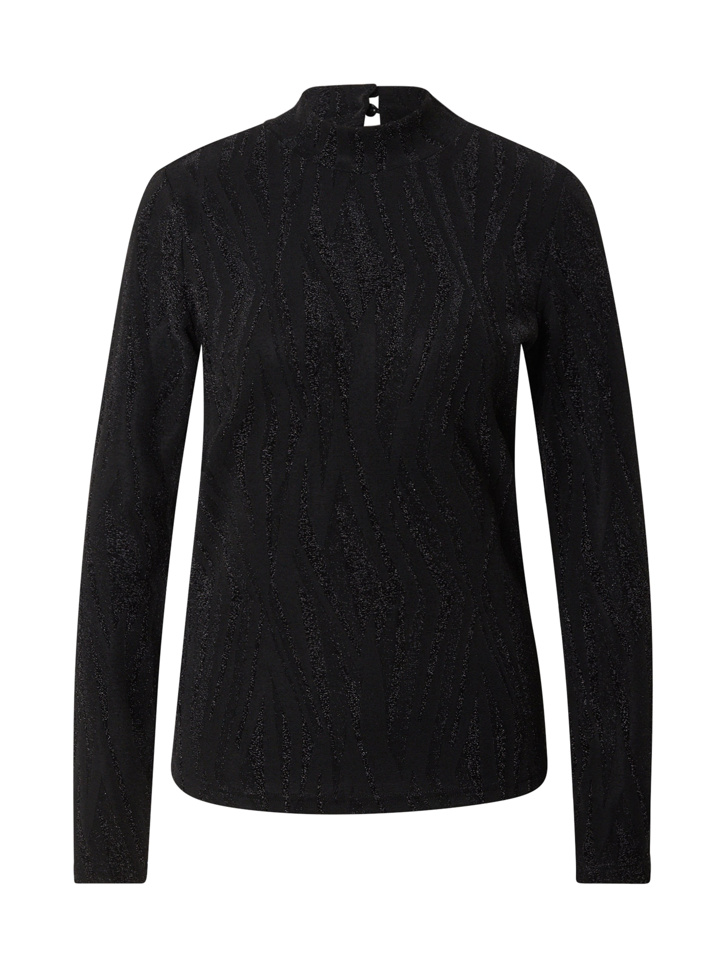 PULZ Jeans Shirt 'PZ LUCIA' in Black: front
