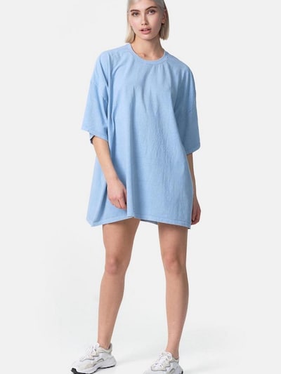 Worldclassca Oversized Shirt in Sky blue, Item view