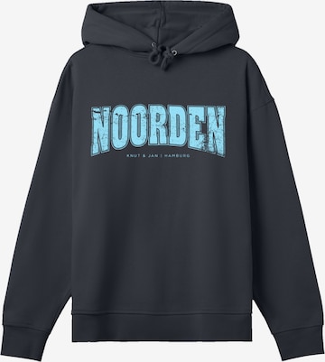 Sweat-shirt 'Knut & Jan Hamburg' F4NT4STIC en noir : devant