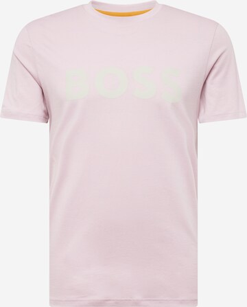 BOSS Koszulka 'Thinking 1' w kolorze fioletowy: przód
