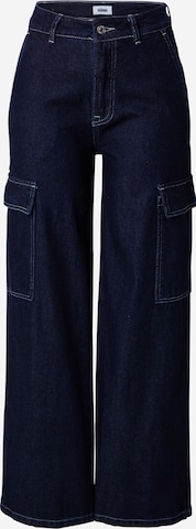 Wide leg Jeans cargo 'ASTAS' di minimum in blu: frontale