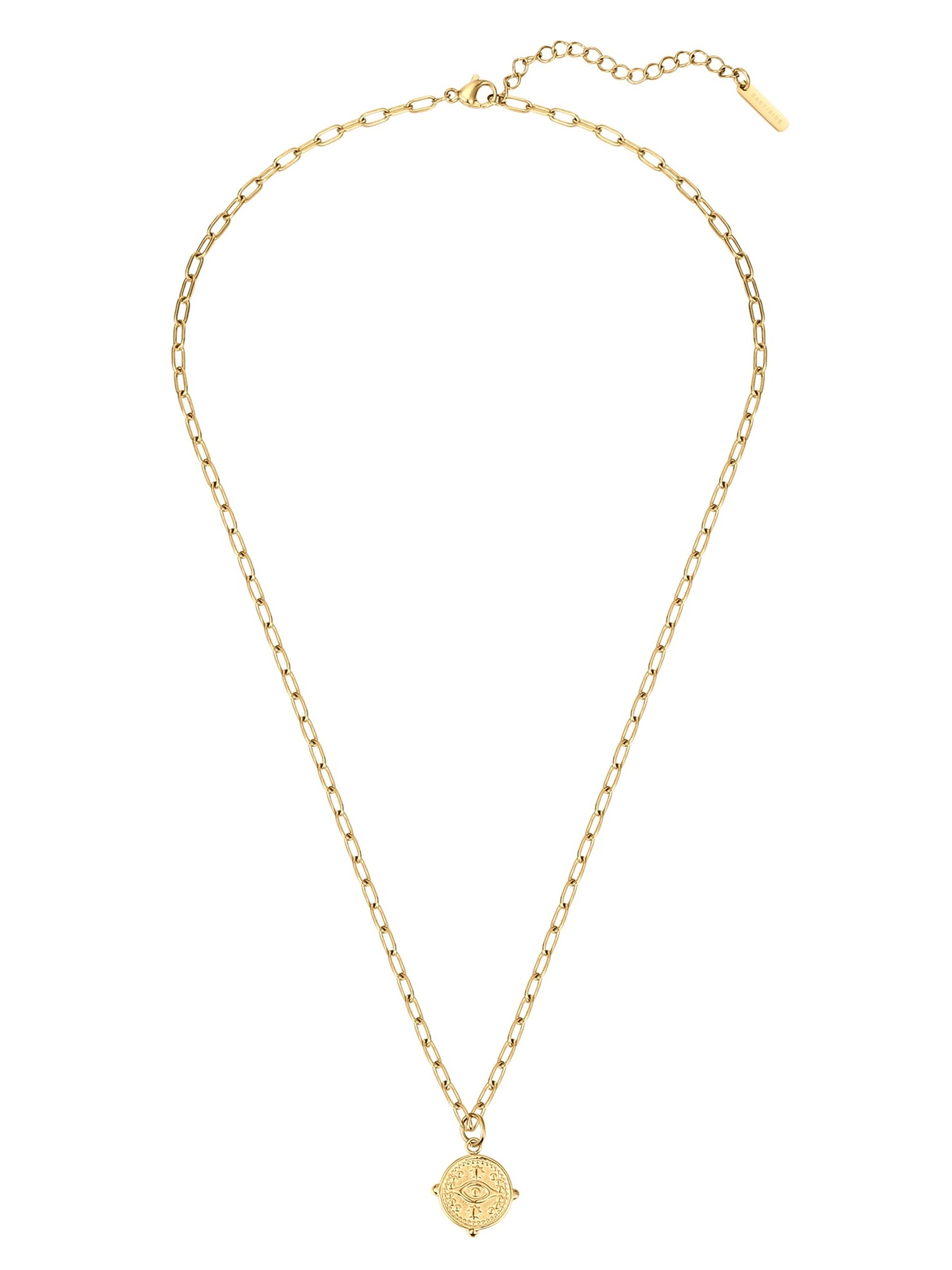 Eastside Necklace in Gold: front