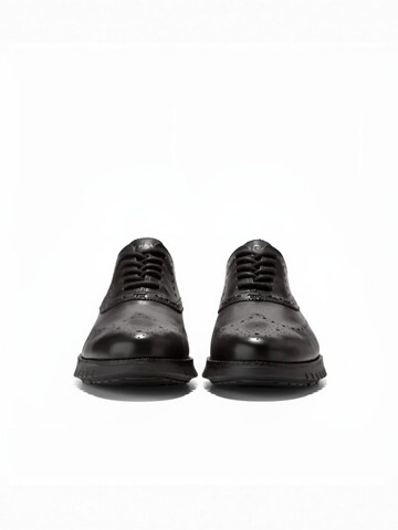 Cole Haan Schnürschuh 'ZG RMSTD WINGTIP OX' in Schwarz